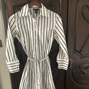 Brooks Brothers “non iron” pinstripe dress